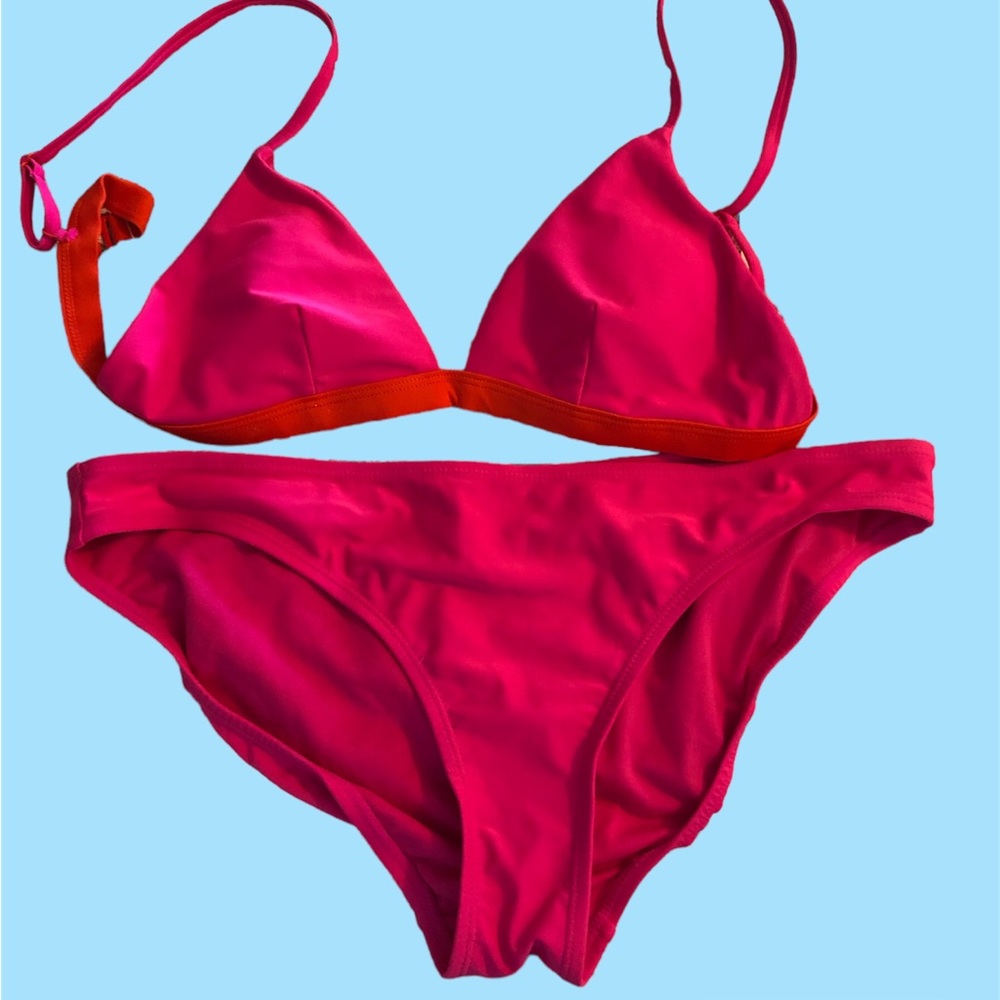 Old Navy Hot Pink bikini women’s large.
